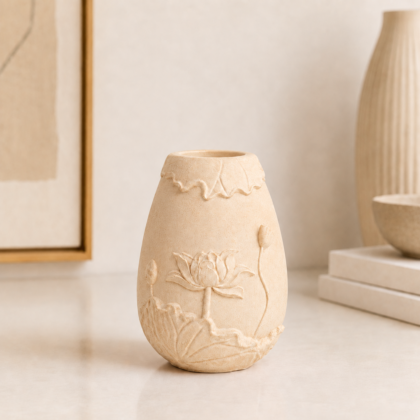 PotUp Floral Vase, Handmade Pastel Decorative Vase for Dried Flowers, Small Stems, Cuttings and Home Decor