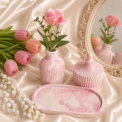 MARBLE TRINKET SET